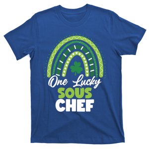 St Patricks Day One Lucky Sous Chef Funny Gift T-Shirt