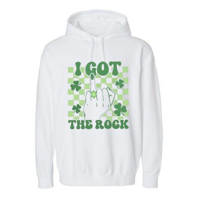 St Patricks Day Bachelorette Party Garment-Dyed Fleece Hoodie