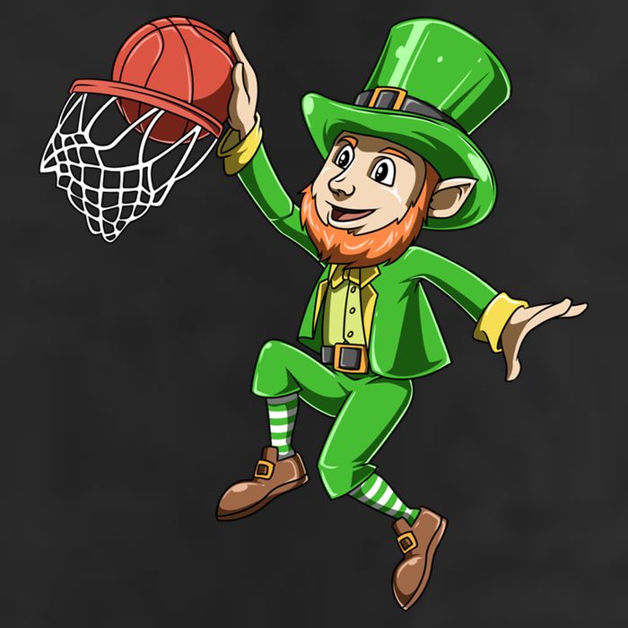 St Patrick's Day Basketball Irish Basketball Dunk Leprechaun Great Gift Adult Drive Performance Visor