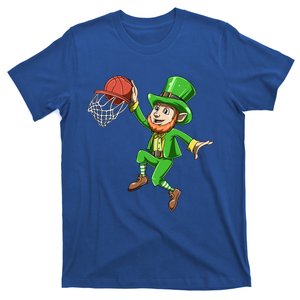 St Patrick's Day Basketball Irish Basketball Dunk Leprechaun Great Gift T-Shirt