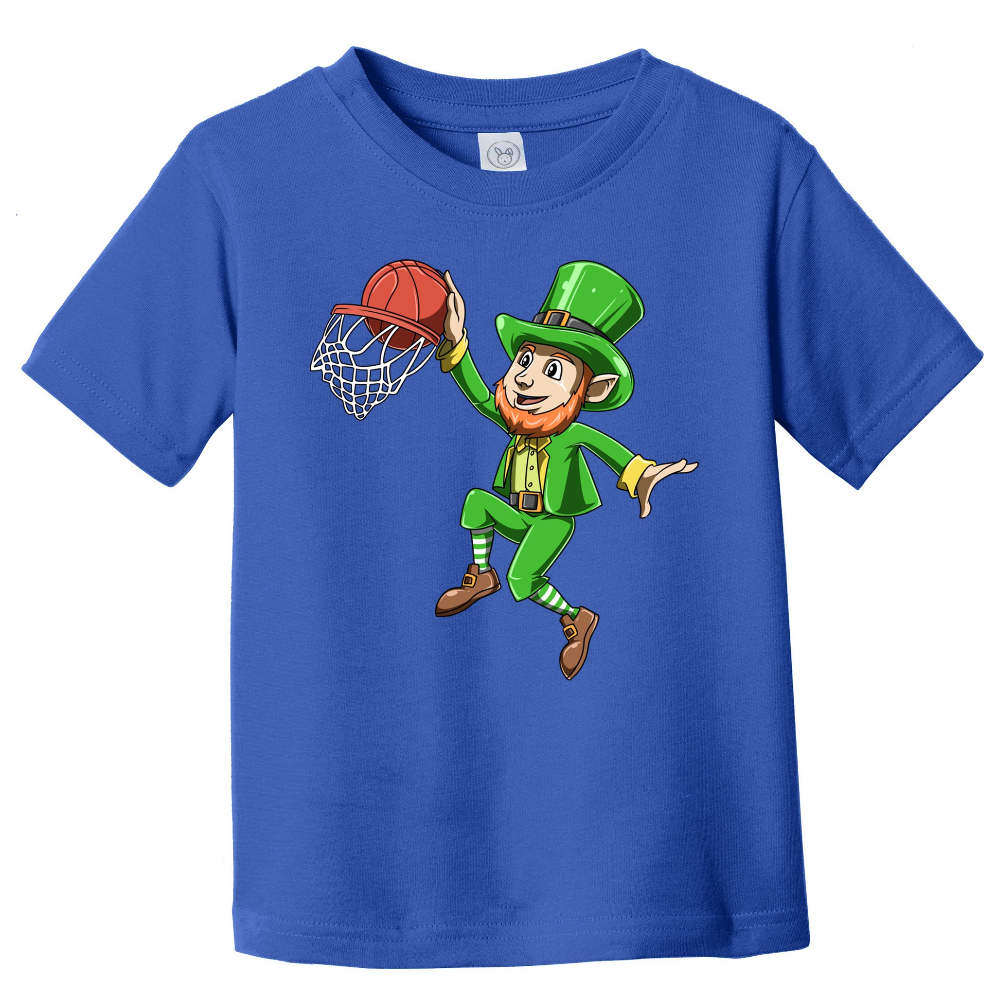 St Patrick's Day Basketball Irish Basketball Dunk Leprechaun Great Gift Toddler T-Shirt