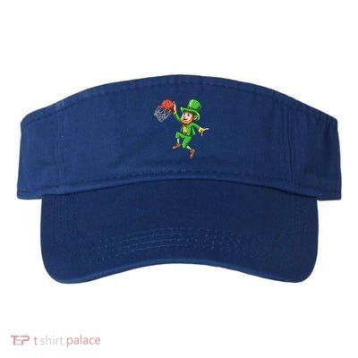 St Patrick's Day Basketball Irish Basketball Dunk Leprechaun Great Gift Visor