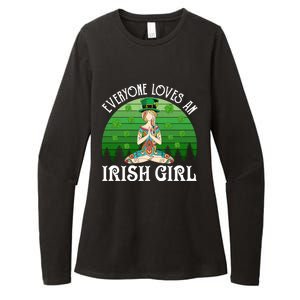 St Patricks Day Everyone Loves An Irish Yoga Gift Womens CVC Long Sleeve Shirt