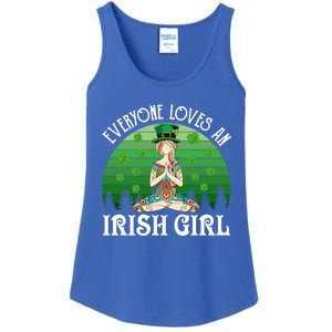 St Patricks Day Everyone Loves An Irish Yoga Gift Ladies Essential Tank