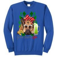 St Patrick's Day Irish Saint Patrick Shamrock Gsd Mom Funny Gift Sweatshirt