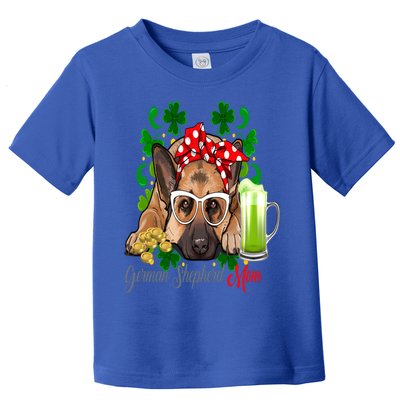 St Patrick's Day Irish Saint Patrick Shamrock Gsd Mom Funny Gift Toddler T-Shirt