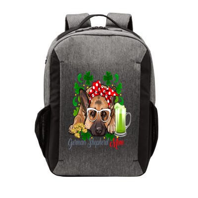St Patrick's Day Irish Saint Patrick Shamrock Gsd Mom Funny Gift Vector Backpack