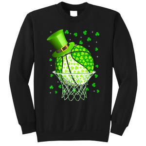 St Patricks Day Shamrock Basketball Irish Sweatshirt