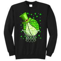 St Patricks Day Shamrock Basketball Irish Sweatshirt