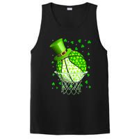 St Patricks Day Shamrock Basketball Irish PosiCharge Competitor Tank