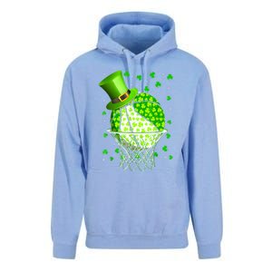 St Patricks Day Shamrock Basketball Irish Unisex Surf Hoodie