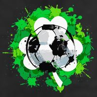 St Patrick's Day Soccer St Pattys Shamrock Tumbler