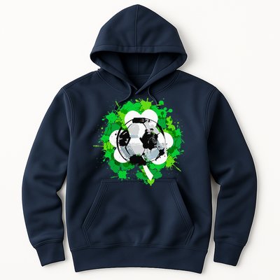 St Patrick's Day Soccer St Pattys Shamrock Hoodie