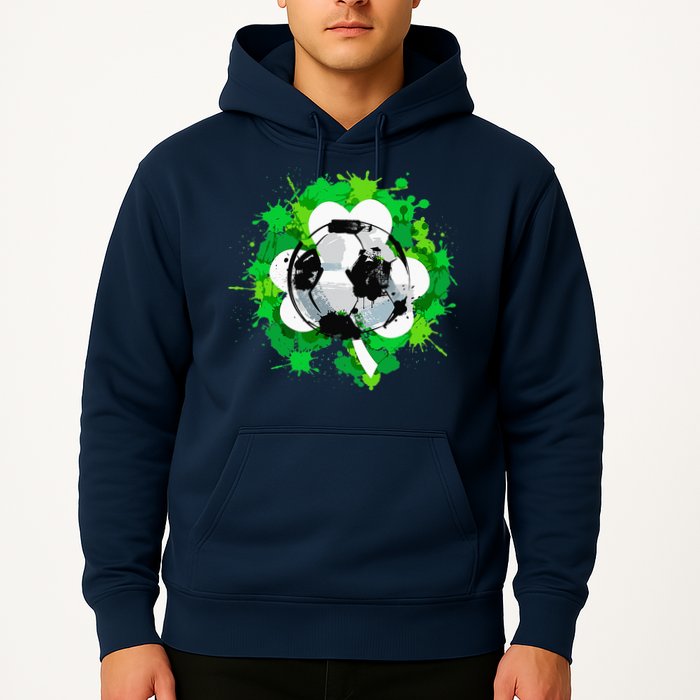 St Patrick's Day Soccer St Pattys Shamrock Hoodie