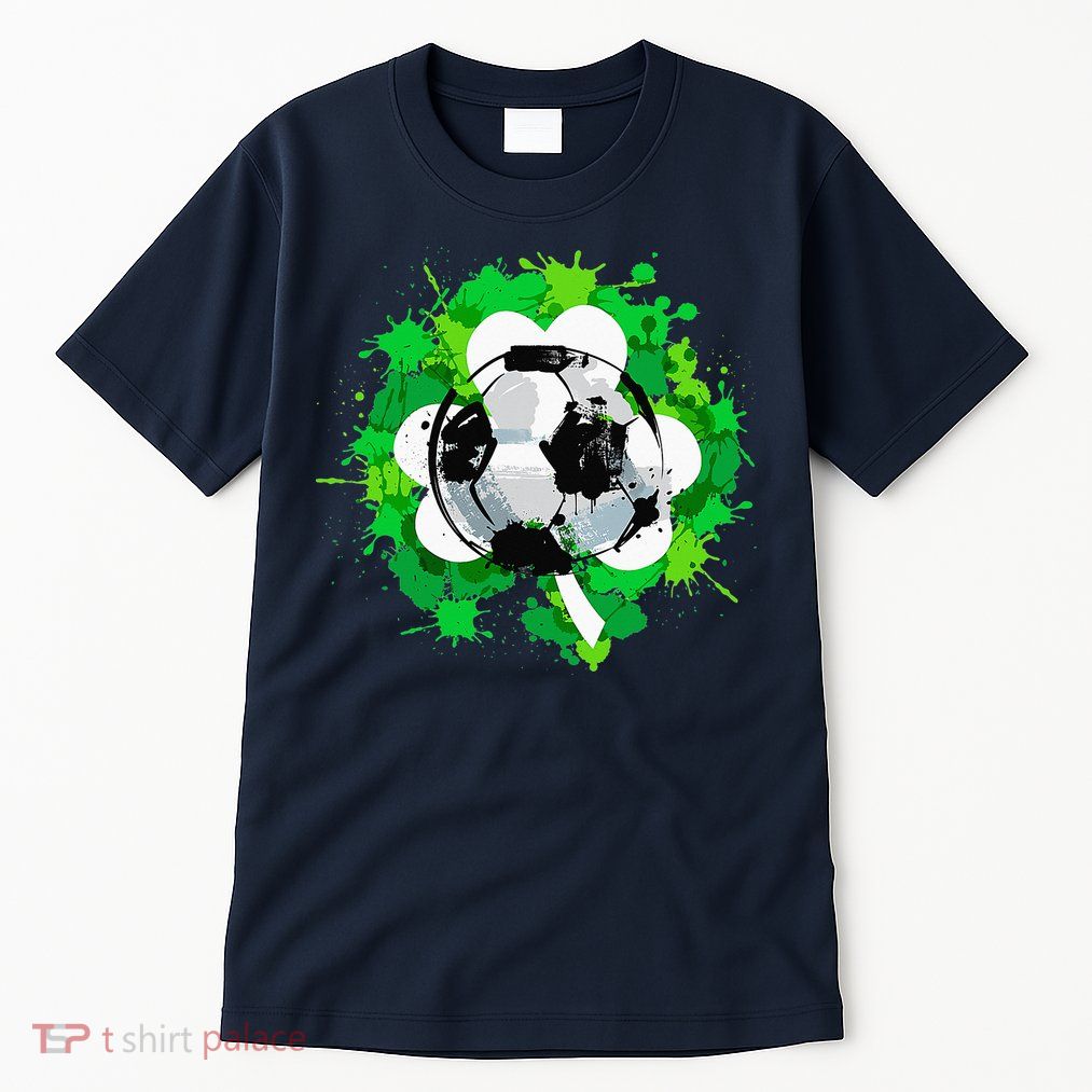 St Patrick's Day Soccer St Pattys Shamrock Tall T-Shirt