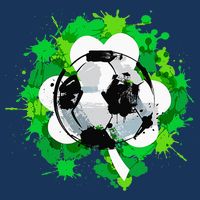 St Patrick's Day Soccer St Pattys Shamrock Drawstring Bag