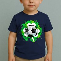 St Patrick's Day Soccer St Pattys Shamrock Toddler T-Shirt
