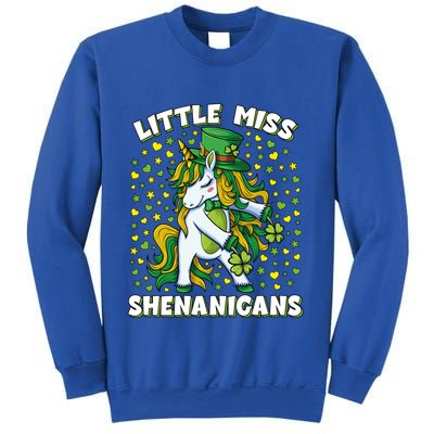 St Patricks Day Unicorn Little Miss Shenanigans Gift Sweatshirt
