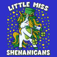 St Patricks Day Unicorn Little Miss Shenanigans Gift Magnet