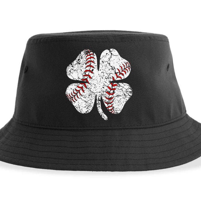 St Patricks Day Shamrock Baseball Saint Paddy's Sustainable Bucket Hat