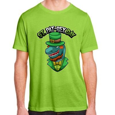 ST Patrex Day Funny Dinosaur Patrick Gift Adult ChromaSoft Performance T-Shirt