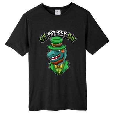 ST Patrex Day Funny Dinosaur Patrick Gift Tall Fusion ChromaSoft Performance T-Shirt