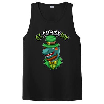 ST Patrex Day Funny Dinosaur Patrick Gift PosiCharge Competitor Tank