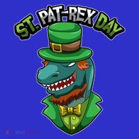 ST Patrex Day Funny Dinosaur Patrick Gift T-Shirt