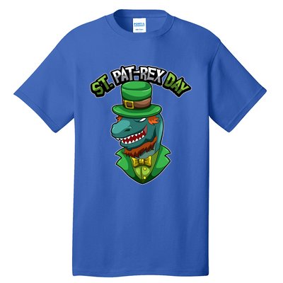 ST Patrex Day Funny Dinosaur Patrick Gift Tall T-Shirt