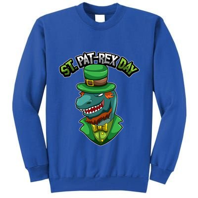 ST Patrex Day Funny Dinosaur Patrick Gift Tall Sweatshirt