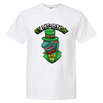 ST Patrex Day Funny Dinosaur Patrick Gift Garment-Dyed Heavyweight T-Shirt