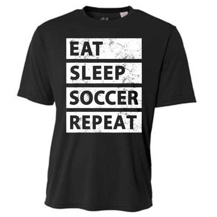 Soccer Player Eat Sleep Soccer Cooling Performance Crew T-Shirt