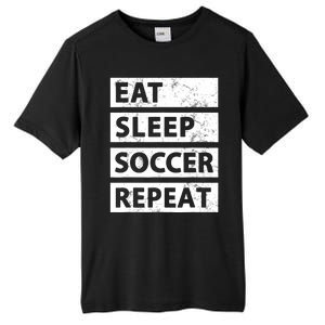 Soccer Player Eat Sleep Soccer Tall Fusion ChromaSoft Performance T-Shirt