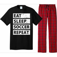 Soccer Player Eat Sleep Soccer Pajama Set