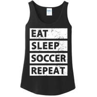 Soccer Player Eat Sleep Soccer Ladies Essential Tank