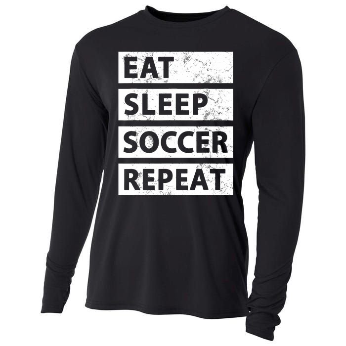 Soccer Player Eat Sleep Soccer Cooling Performance Long Sleeve Crew