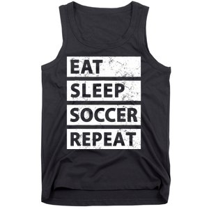 Soccer Player Eat Sleep Soccer Tank Top