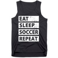 Soccer Player Eat Sleep Soccer Tank Top