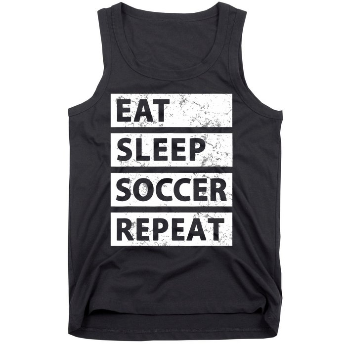 Soccer Player Eat Sleep Soccer Tank Top