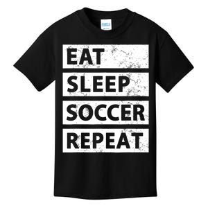 Soccer Player Eat Sleep Soccer Kids T-Shirt