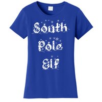 South Pole Elf Funny Novelty Christmas Snowflake Adult Humor Great Gift Women's T-Shirt