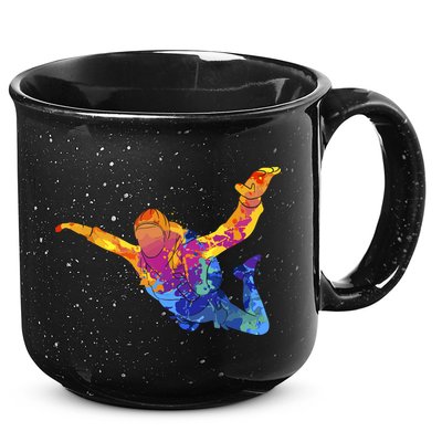 Skydiving Parachutust Extreme Sport 15oz Campfire Ceramic Mug