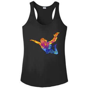 Skydiving Parachutust Extreme Sport Ladies PosiCharge Competitor Racerback Tank