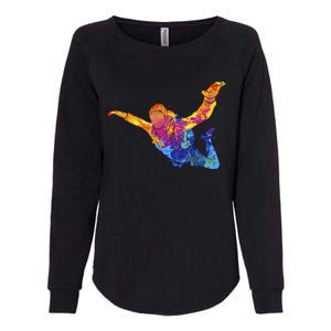 Skydiving Parachutust Extreme Sport Womens California Wash Sweatshirt