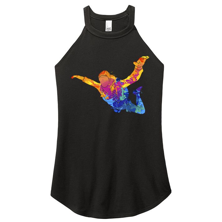 Skydiving Parachutust Extreme Sport Women's Perfect Tri Rocker Tank