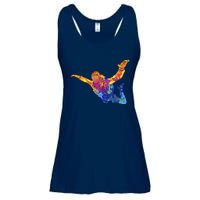 Skydiving Parachutust Extreme Sport Ladies Essential Flowy Tank