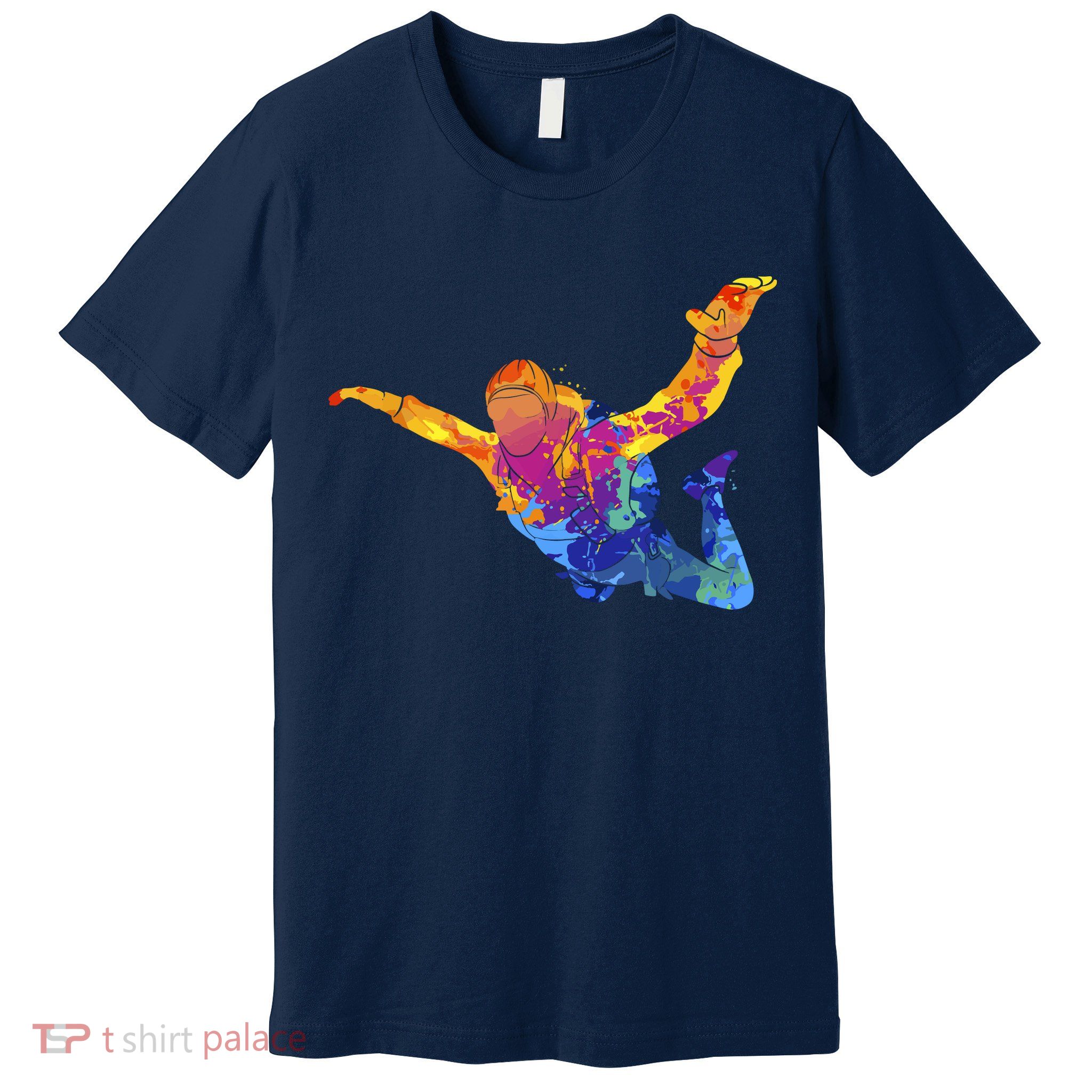 Skydiving Parachutust Extreme Sport Premium T-Shirt