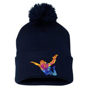 Skydiving Parachutust Extreme Sport Pom Pom 12in Knit Beanie