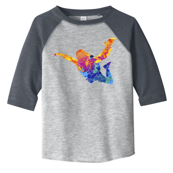 Skydiving Parachutust Extreme Sport Toddler Fine Jersey T-Shirt