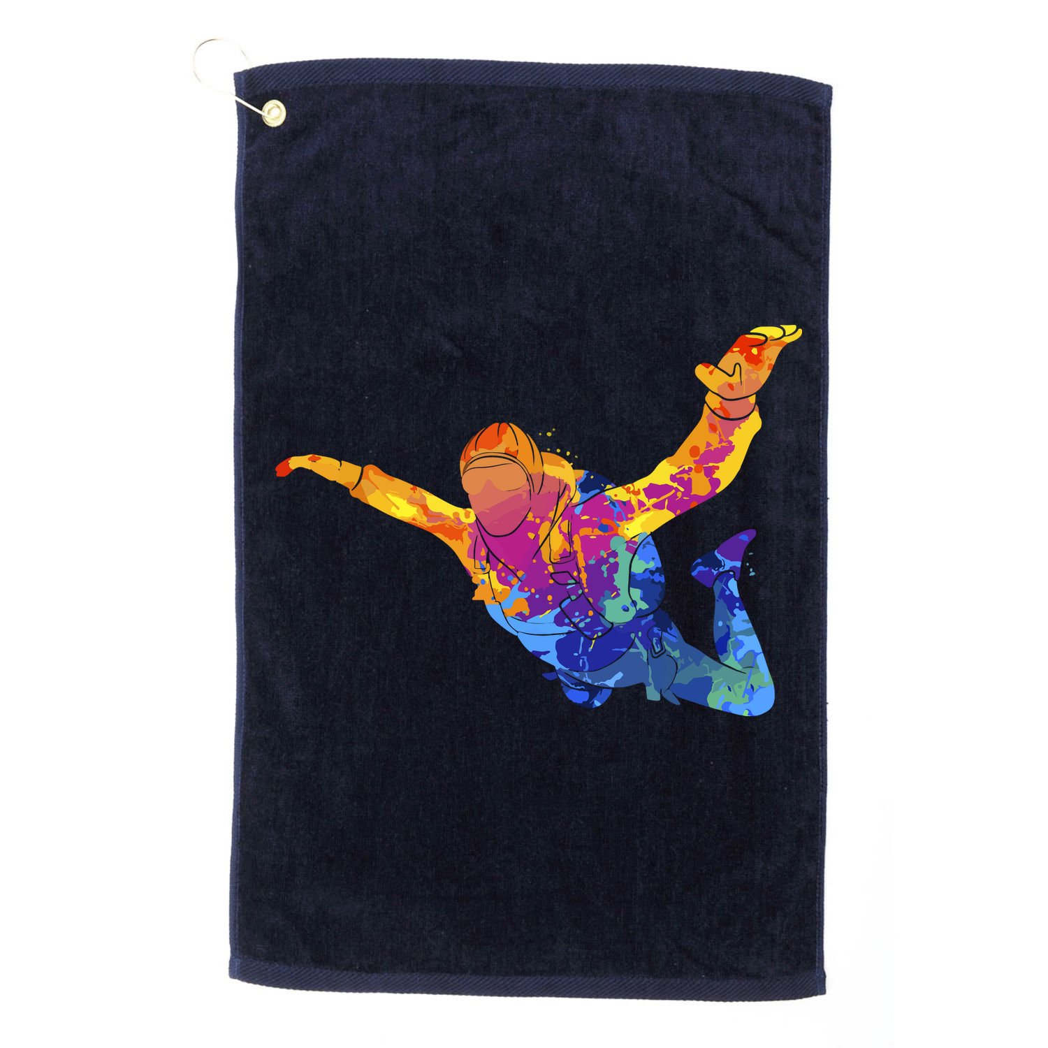 Skydiving Parachutust Extreme Sport Golf Towel